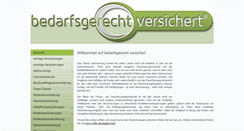 Desktop Screenshot of bedarfsgerecht-versichert.de